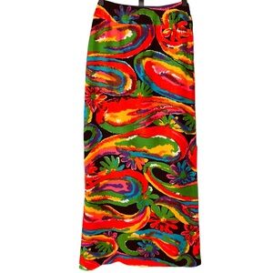 Vintage Leslie Fay Personal Maxi Skirt Size 6